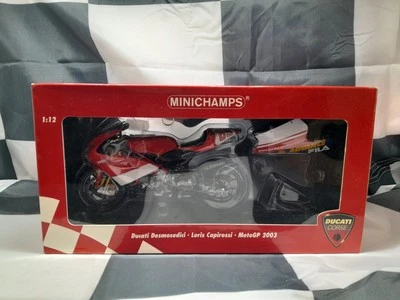 MINICHAMPS - 2003 DUCATI DESMOSEDICI - LORIS CAPIROSSI  - 1/12 SCALE MODEL BIKE - Image 1 of 4