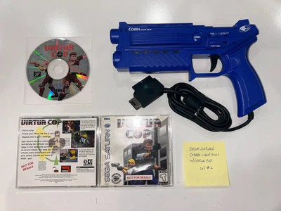 Virtual Cop (Sega Saturn) Muito Bom + Nyko Cobra Controlador de Arma Leve Testado Limpo #2 - Imagem 1 de 4