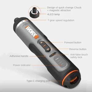 Juegos de destornilladores eléctricos Worx 4V WX242 destornilladores eléctricos inalámbricos inteligentes U - Imagen 1 de 7