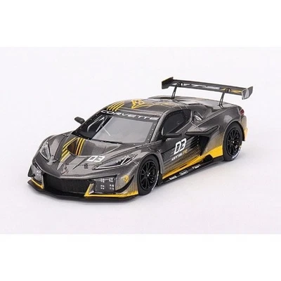 TrueScale TSM430777 1/43 Chevrolet Corvette Z06 GT3.R Daytona Presentation Gray - Image 1 of 3
