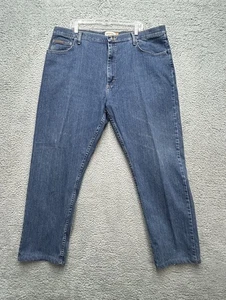 Wrangler Original Jeans Herren Größe 42x32(42x31) Blau Comfort Fit Gerades Bein - Bild 1 von 16
