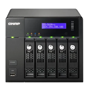 QNAP TS-569 PRO 2.13GHz 1GB DDR RAM 5xBay 3,5'' Nas Server - Picture 1 of 5