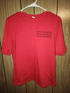 Shein, Teen Boys T-Shirt, "Strive To Be Better" Size 14 Year - Picture 1 of 3