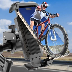Support Téléphone Vélo Support Téléphone Moto Scooter Clip 360° Rotation Cellule Clamp - Photo 1 sur 8