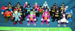 Imaginext DC Comic Figuren Konvolut - Batman Robin Superman Joker Pinguin - Bild 1 von 4