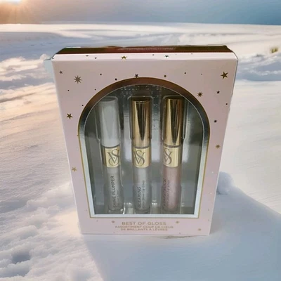 NUEVO EN CAJA VICTORIA'S SECRET BEST OF GLOSS 3 ~PLUMPER~BRILLANTE~STARSTRUCK Foto 1 de 3