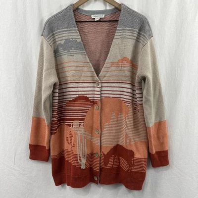 Кардиган на пуговицах Coldwater Creek Mesa Mirage женский размер L вестерн - Изображение 1 из 4