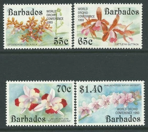 Barbados 1992 - Natur Flora Pflanzen Blumen Orchideen - Sc 826/9 postfrisch - Bild 1 von 1
