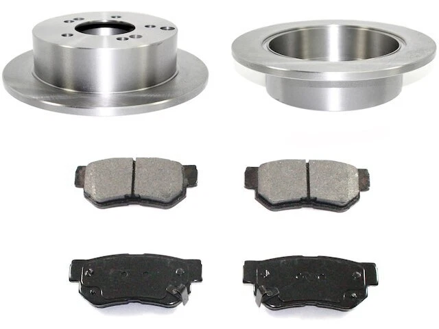 Kit de pastillas de freno y rotor trasero DuraGo para Kia Magentis 2007-2010 43WQWC Foto 1 de 1