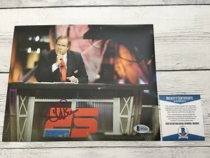 Foto firmada por Chris Berman 8x10 Beckett BAS CERTIFICADO DE AUTENTICIDAD autografiada a - Imagen 1 de 1