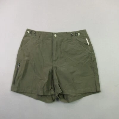 Columbia Shorts Womens 8 Lightweight Workout Casual Hike Green Outdoors Pockets - Image 1 of 4