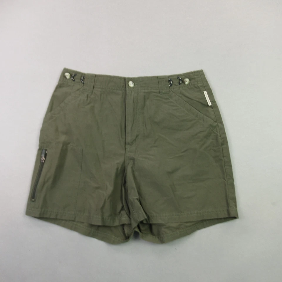 Columbia Shorts Womens 8 Lightweight Workout Casual Hike Green Outdoors Pockets - Image 1 of 4