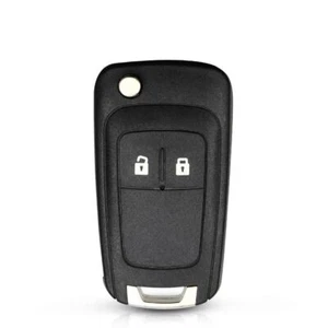 2 Buttons Flip Keyless Entry Remote Folding Key Fob Shell For Chevrolet Cruze - Imagen 1 de 7