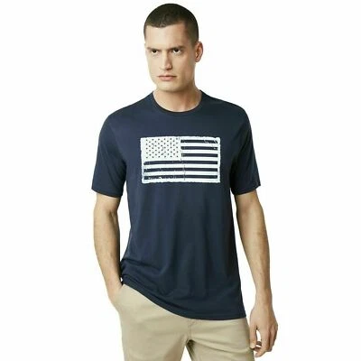 Camiseta De Bandera Desgastada Oakley Para Hombre Fathom Talla L - Imagen 1 de 4