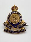 Vintage Royal Army Ordnance Corps Badge WW2 King's Crown Home Front 