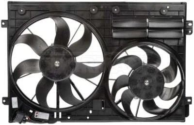 Вентилятор охлаждения двигателя в сборе подходит для Volkswagen Eos CC, Tiguan GTI DORMAN 2005-2018 годов выпуска - Изображение 1 из 4