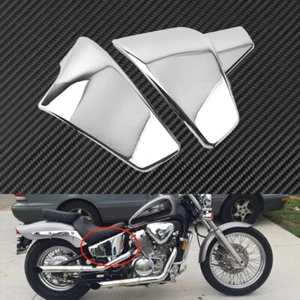 Chrome Battery Side Fairing Cover Fit For Shadow VLX 600 1999-2008 VT 600 99-07 - Bild 1 von 6