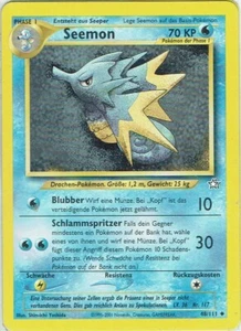 Pokemon Card Trading Card Game Neo Genesis No. 48/111 Seemon German - Picture 1 of 1