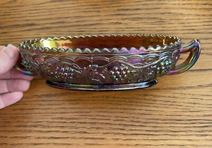 Vintages Imperial Amber Grape Relish Dish - Picture 1 of 7