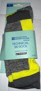 Mountain Warehouse Snow Technical Ski Socks Kids Size 12 - Picture 1 of 7