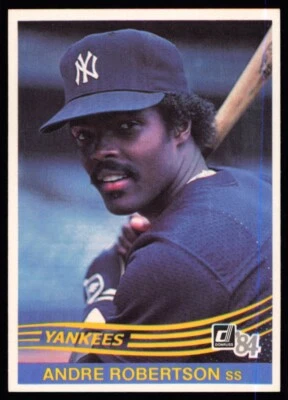 1984 Donruss Andre Robertson New York Yankees #347 - Image 1 of 2