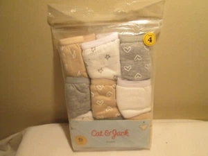 Cat & Jack Sz. 4 Girls Bikini Panties 9 pk. - Picture 1 of 2