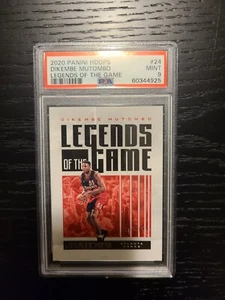 2020 Panini Hoops Dikembe Mutombo Legends of the Game Basketball Card PSA 9 - Picture 1 of 1