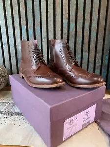 Women’s Barker Faye walnut calf brogue ankle boot Size 5.5 / 5 ½ Nearly new - Picture 1 of 7