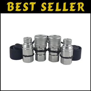 Interchangeable 1/2" Hydraulic Quick Disconnect Couplings with Locking Mechanism - Picture 1 of 8