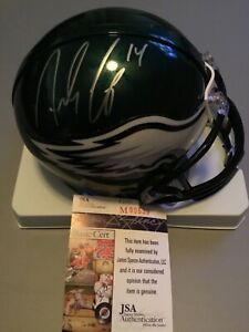Riley Cooper Eagles Signed Autographed Mini Helmet JSA COA