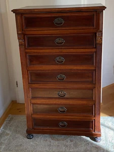 Kommode, Schubladenschrank, Apothekerschrank, Gründerzeit, 7 Schubl. 76x131x46 - Bild 1 von 12