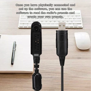 GP340 USB Programming Cable for HT750 HT1250 PRO5150 GP328 GP340 GP380 GP640 - Picture 1 of 11