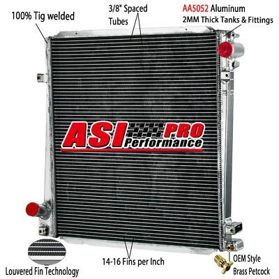 ASI Aluminum Radiator for 2002-2005 Ford Explorer Mercury Mountaineer 4.0L 4.6L - Image 1 of 4