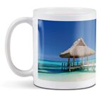 White Ceramic Mug - Cap Cana Dominican Republic Beach #16249