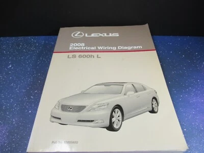 OEM Lexus LS 600H L Model 2008 Electrical Wiring Diagram # EM05AOU Manual Schema Foto 1 de 4