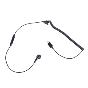 USB Type C Spring Single Side Earphones with Call and Volumes Adjustments for PC - Picture 1 of 8