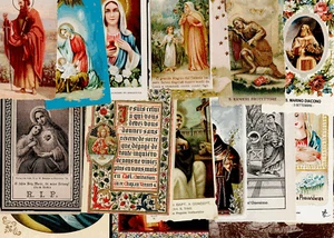 Lotto 110 santini holy card DIFFERENTI delI '900 - Picture 1 of 1