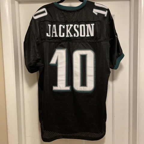 Vintage Sewn Reebok Philadelphia Eagles DeSean Jackson On Field Jersey Size 52 Cover