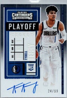 2020-21 Panini Contenders #126 Tyrell Terry Playoff Ticket #/99 - Image 1 of 2