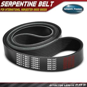 61.69” Serpentine Belt for International Harvester 9100i SBA 9200i SBA 9400i SBA - Picture 1 of 10