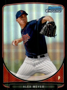 2013 Bowman Chrome Prospects Black Refractors #BCP80 Alex Meyer /99