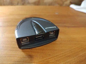 IOGear GUB231 2 ports externe USB 2.0 commutateur d'imprimante automatique XP rétro PC - Photo 1/4