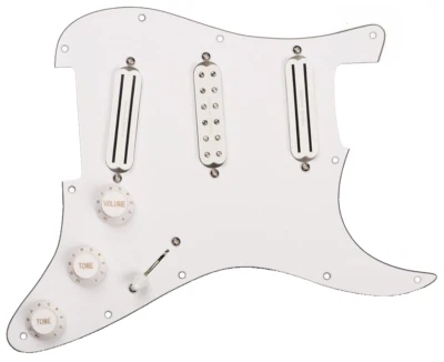 Seymour Duncan Dave Murray Loaded Pickguard White Hot Rails & JB Jr. Middle Pos - Image 1 of 2