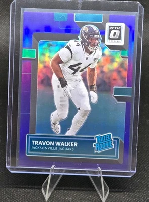 2022 Donruss Optic - Travon Walker - Rated Rookie - Purple Prizm SSP /50 🐆 - Image 1 of 4