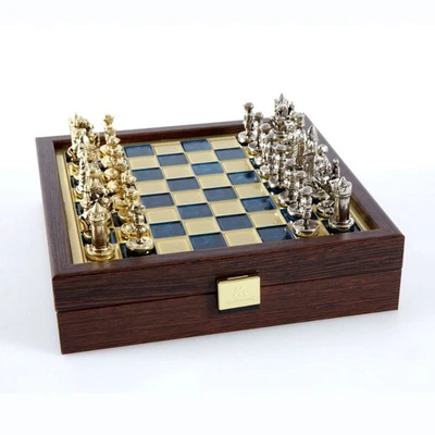 Byzantinisches Rich Metal Chess Set Gold & Silver Chess Figures 20Cm - Image 1 of 4