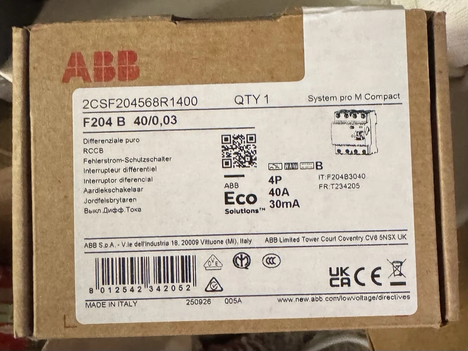 2CSF204568R1400 ABB F204 B-40/0.03 - Bild 1 von 1