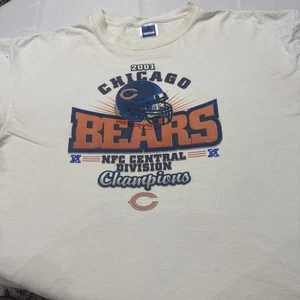 Chicago Bears 2001 NFC Central Division Champions 2xl - Foto 1 di 6