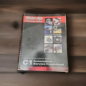 MotorAge C1 ASE Automotive Service Consultant Test Prep Study Manual Guide 55195 - Picture 1 of 3