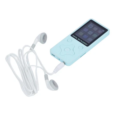 Blue 32GB MP3 MP4 Player With 5.0 1.8 Inch Screen Portable HiFi Music - Image 1 of 4