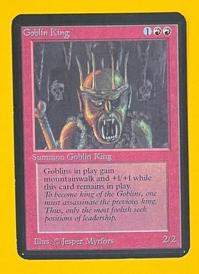 MTG GOBLIN KING Alpha (OldManMTG 012-285) - Image 1 of 4